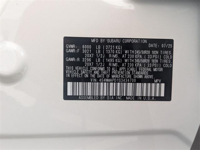 new 2025 Subaru Ascent car, priced at $47,051