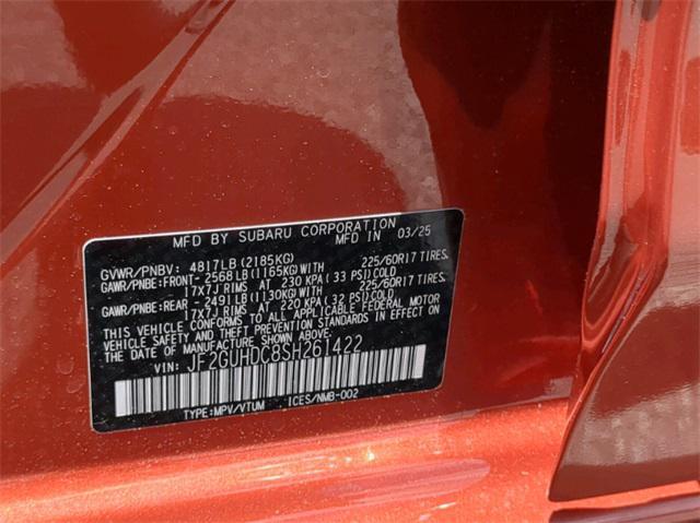new 2025 Subaru Crosstrek car, priced at $29,782