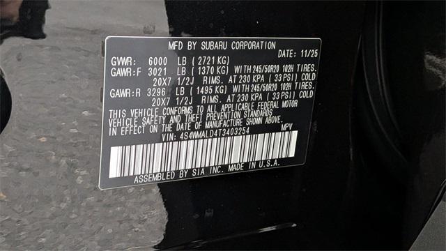 new 2026 Subaru Ascent car, priced at $51,167