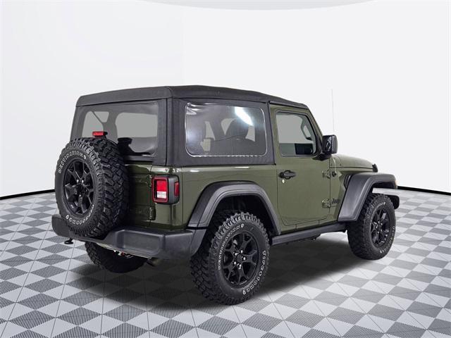 used 2021 Jeep Wrangler car, priced at $27,420