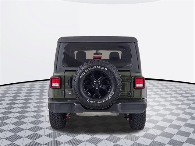 used 2021 Jeep Wrangler car, priced at $27,420