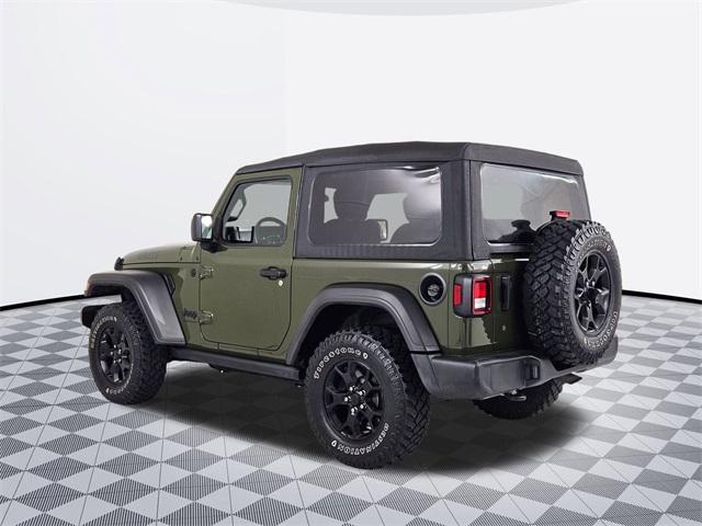 used 2021 Jeep Wrangler car, priced at $27,420