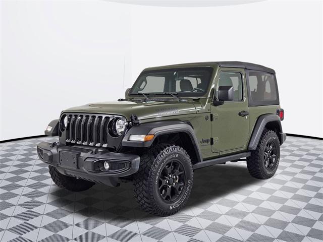 used 2021 Jeep Wrangler car, priced at $27,420