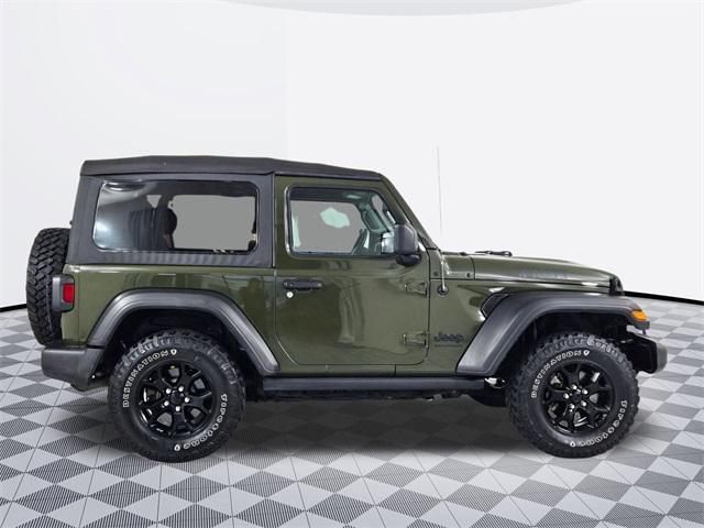 used 2021 Jeep Wrangler car, priced at $27,420