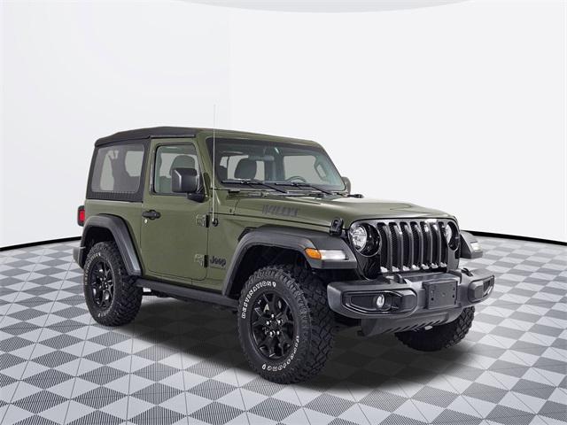 used 2021 Jeep Wrangler car, priced at $27,420