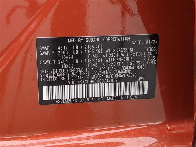 new 2025 Subaru Crosstrek car, priced at $33,473