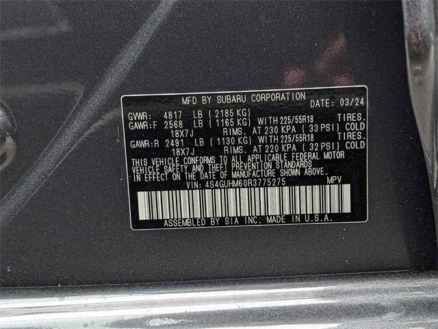 new 2024 Subaru Crosstrek car, priced at $32,558