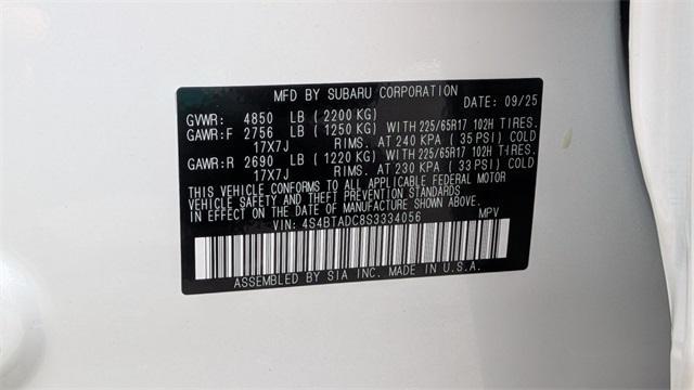 new 2025 Subaru Outback car, priced at $34,457