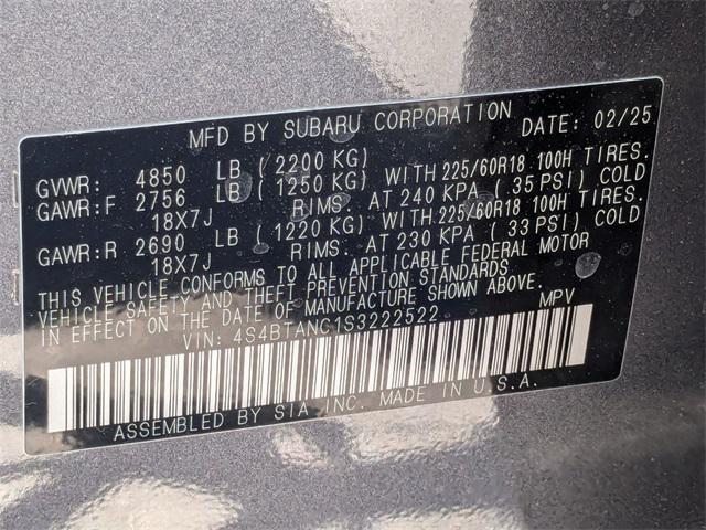 new 2025 Subaru Outback car, priced at $39,987