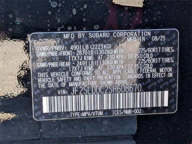 new 2025 Subaru Forester car, priced at $34,828