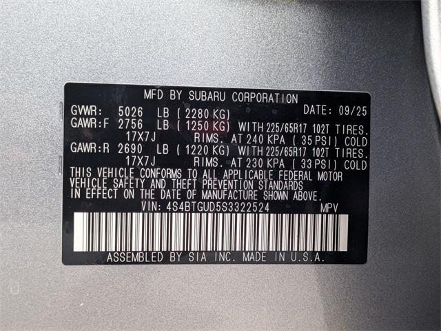 new 2025 Subaru Outback car, priced at $42,603