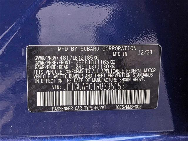 new 2024 Subaru Impreza car, priced at $25,388