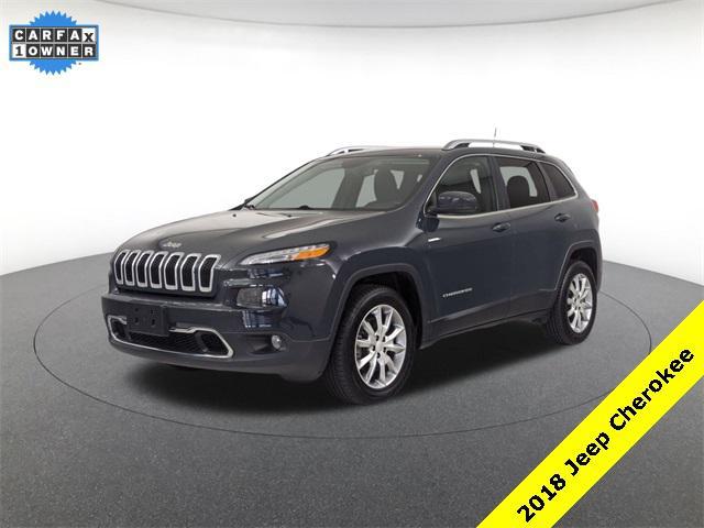 used 2018 Jeep Cherokee car, priced at $17,936