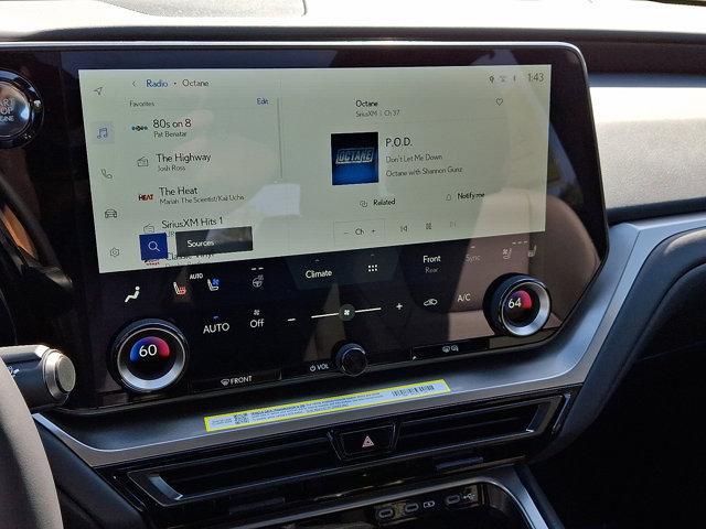 new 2026 Lexus TX 350 car, priced at $67,192