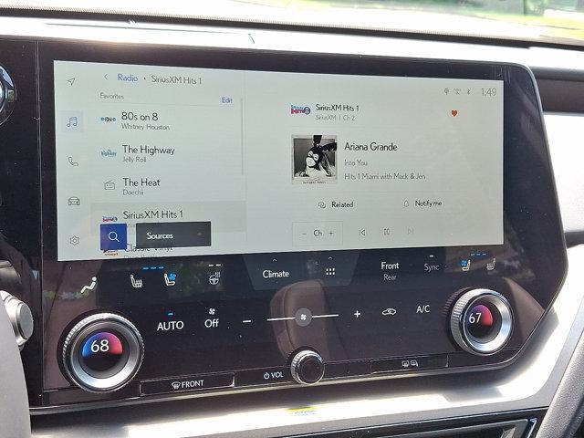 new 2025 Lexus TX 350 car, priced at $70,540