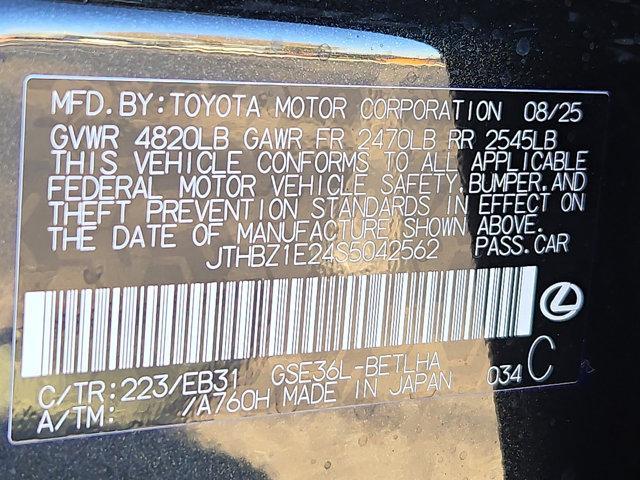 new 2025 Lexus IS 350 car, priced at $49,223