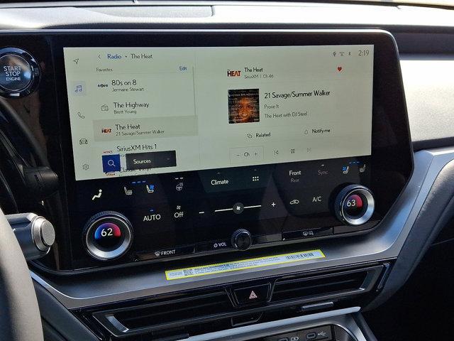 new 2025 Lexus TX 350 car, priced at $63,550