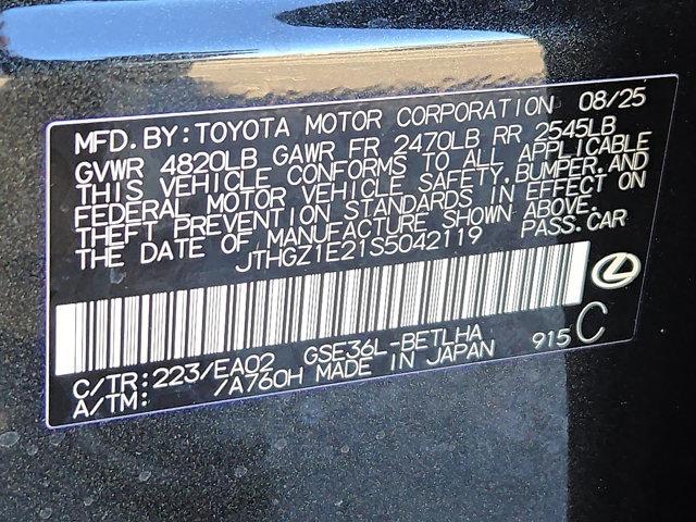 new 2025 Lexus IS 350 car, priced at $51,863