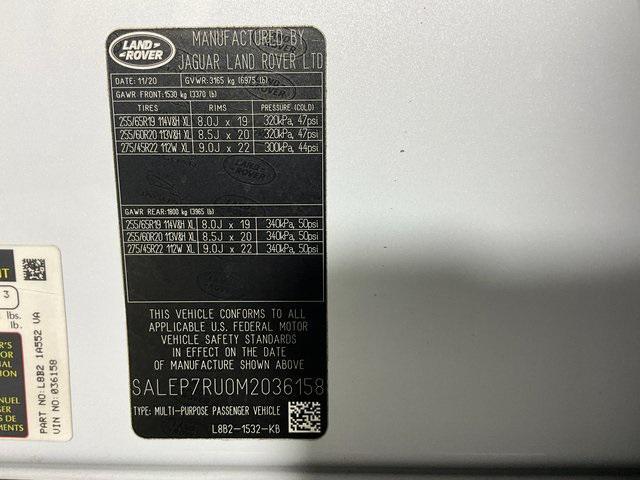 used 2021 Land Rover Defender car, priced at $45,982
