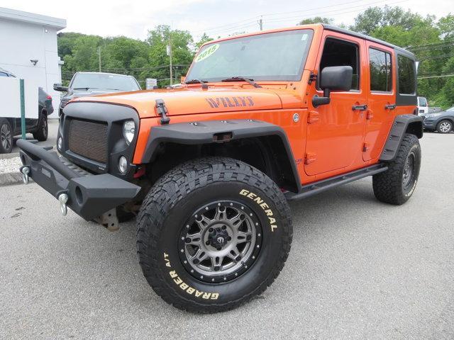 used 2015 Jeep Wrangler Unlimited car, priced at $18,490