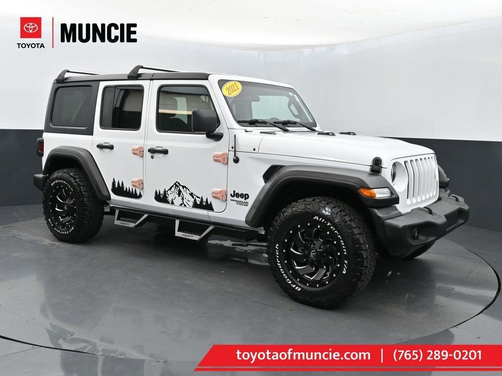 used 2021 Jeep Wrangler Unlimited car, priced at $28,007