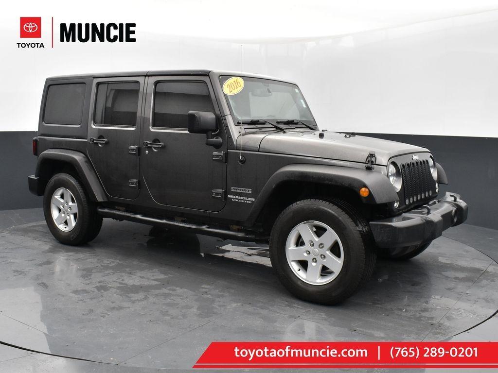 used 2016 Jeep Wrangler Unlimited car, priced at $21,203