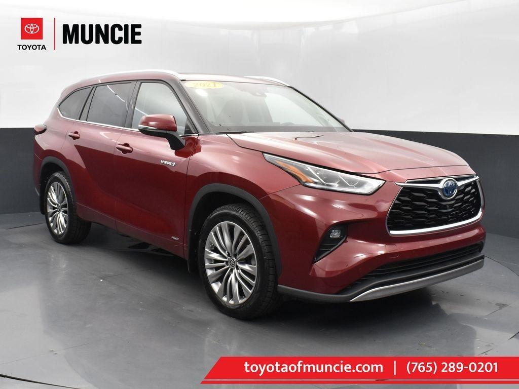 used 2021 Toyota Highlander Hybrid car, priced at $45,836