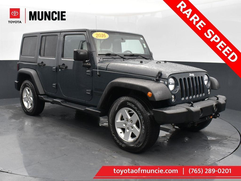 used 2016 Jeep Wrangler Unlimited car, priced at $21,841