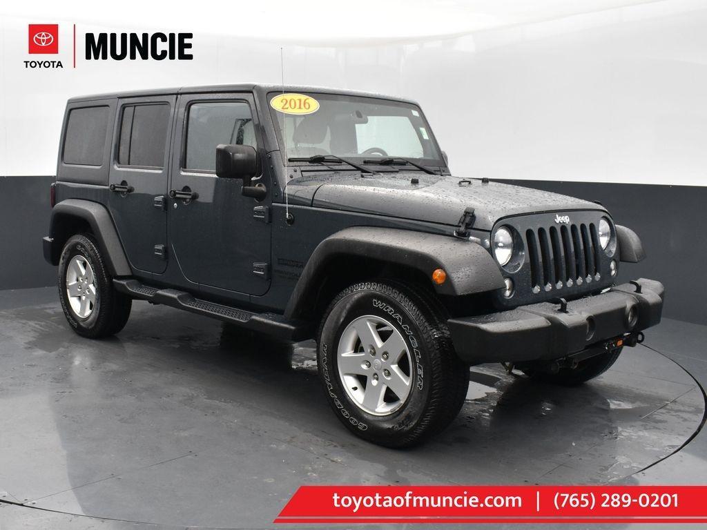 used 2016 Jeep Wrangler Unlimited car, priced at $22,639