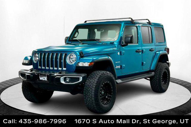 used 2020 Jeep Wrangler Unlimited car, priced at $30,521
