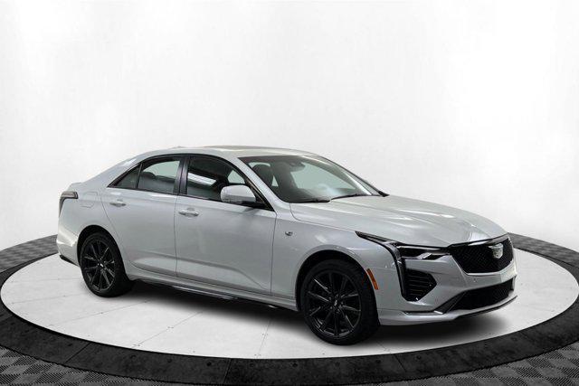 new 2025 Cadillac CT4 car, priced at $49,045