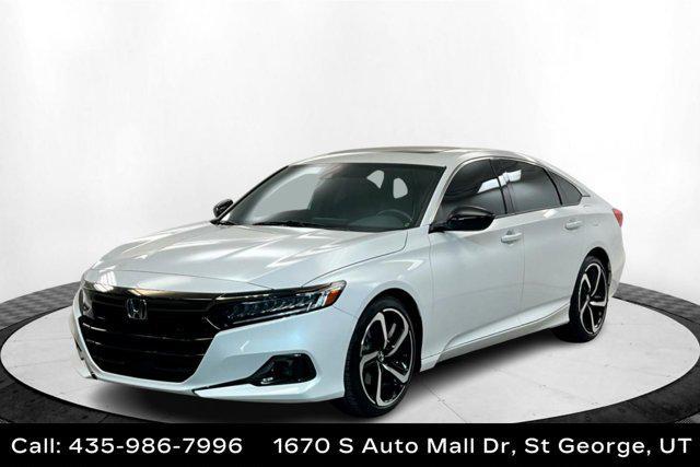 used 2021 Honda Accord car, priced at $27,929