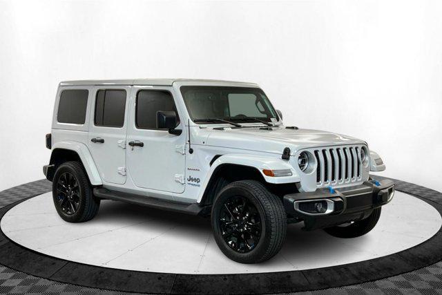 used 2022 Jeep Wrangler Unlimited 4xe car, priced at $33,505