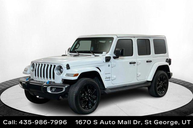 used 2022 Jeep Wrangler Unlimited 4xe car, priced at $34,039