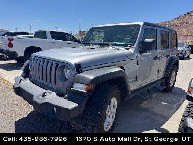 used 2021 Jeep Wrangler Unlimited car, priced at $29,368
