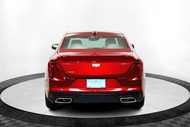 new 2025 Cadillac CT4 car, priced at $50,075
