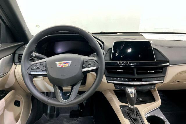 new 2025 Cadillac CT4 car, priced at $50,075