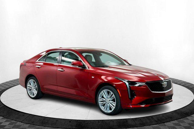 new 2025 Cadillac CT4 car, priced at $50,075