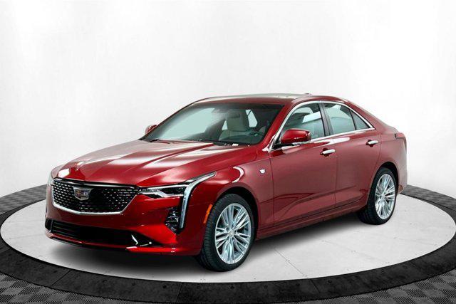 new 2025 Cadillac CT4 car, priced at $50,075