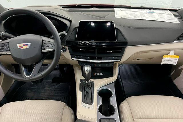 new 2025 Cadillac CT4 car, priced at $50,075
