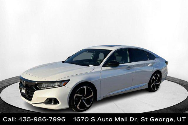 used 2021 Honda Accord car, priced at $25,731