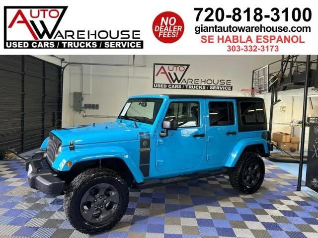 used 2017 Jeep Wrangler Unlimited car, priced at $20,988