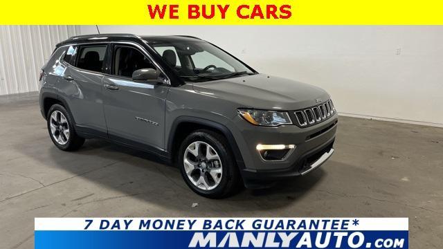 used 2021 Jeep Compass car, priced at $17,827