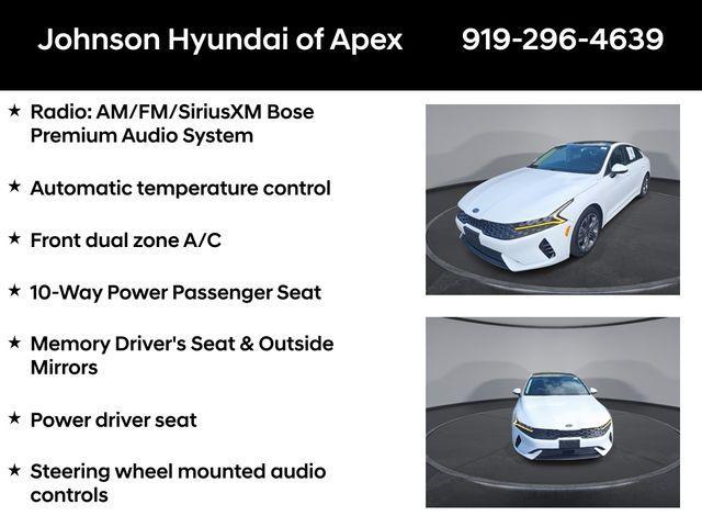 used 2021 Kia K5 car, priced at $22,500