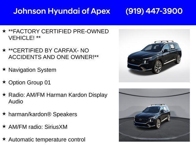 used 2023 Hyundai Santa Fe car, priced at $31,895