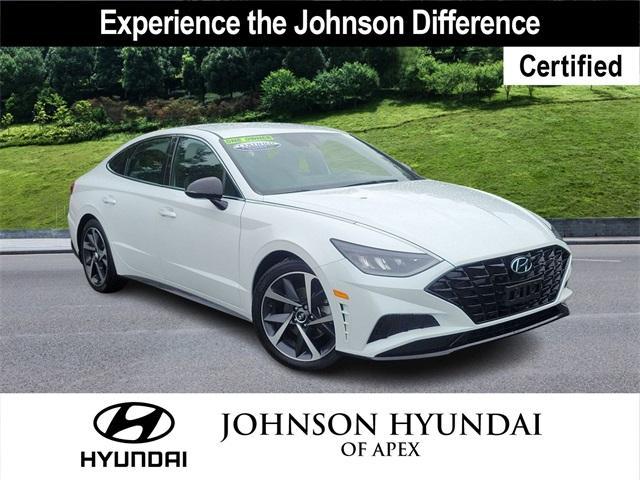 used 2021 Hyundai Sonata car, priced at $20,297