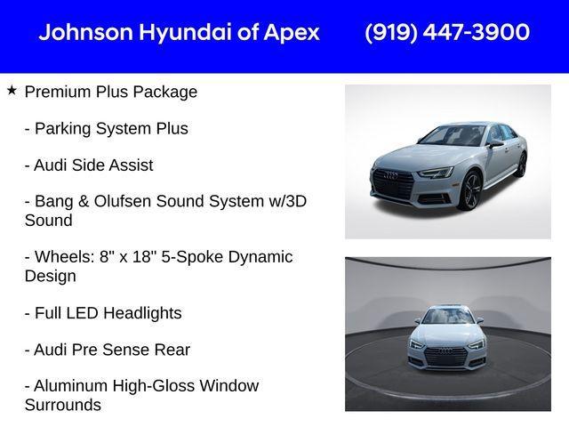 used 2018 Audi A4 car, priced at $19,197