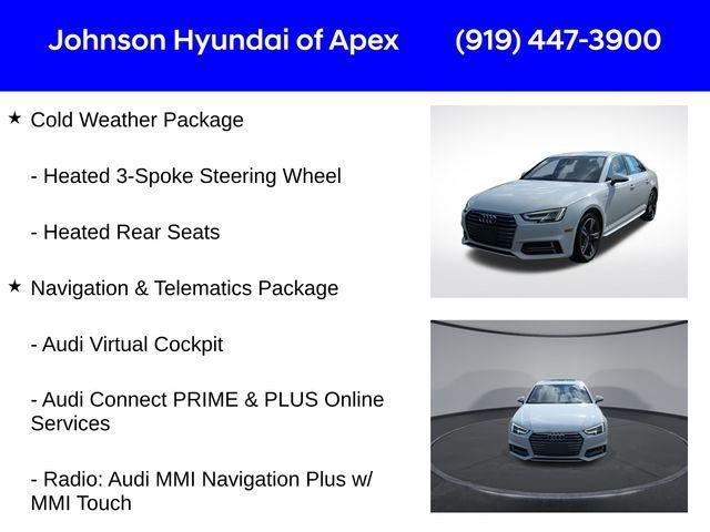 used 2018 Audi A4 car, priced at $19,197