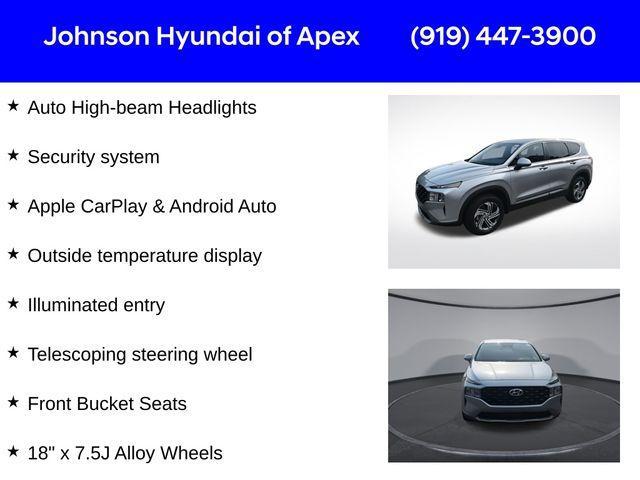 used 2022 Hyundai Santa Fe car, priced at $20,695
