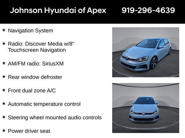 used 2020 Volkswagen Golf GTI car, priced at $22,575